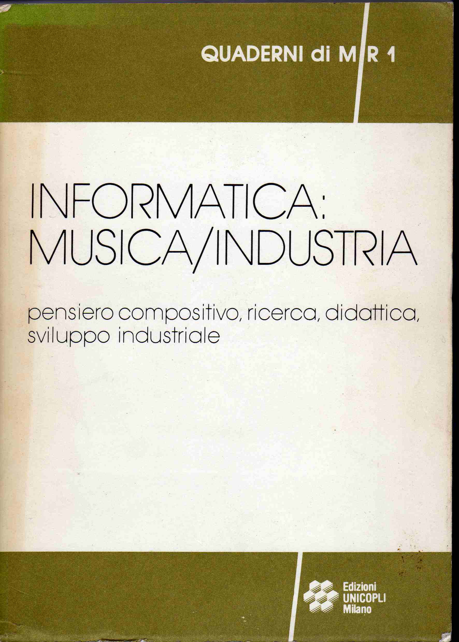 1982 - "INFORMATICA MUSICA INDUSTRIA" CONFERENCE