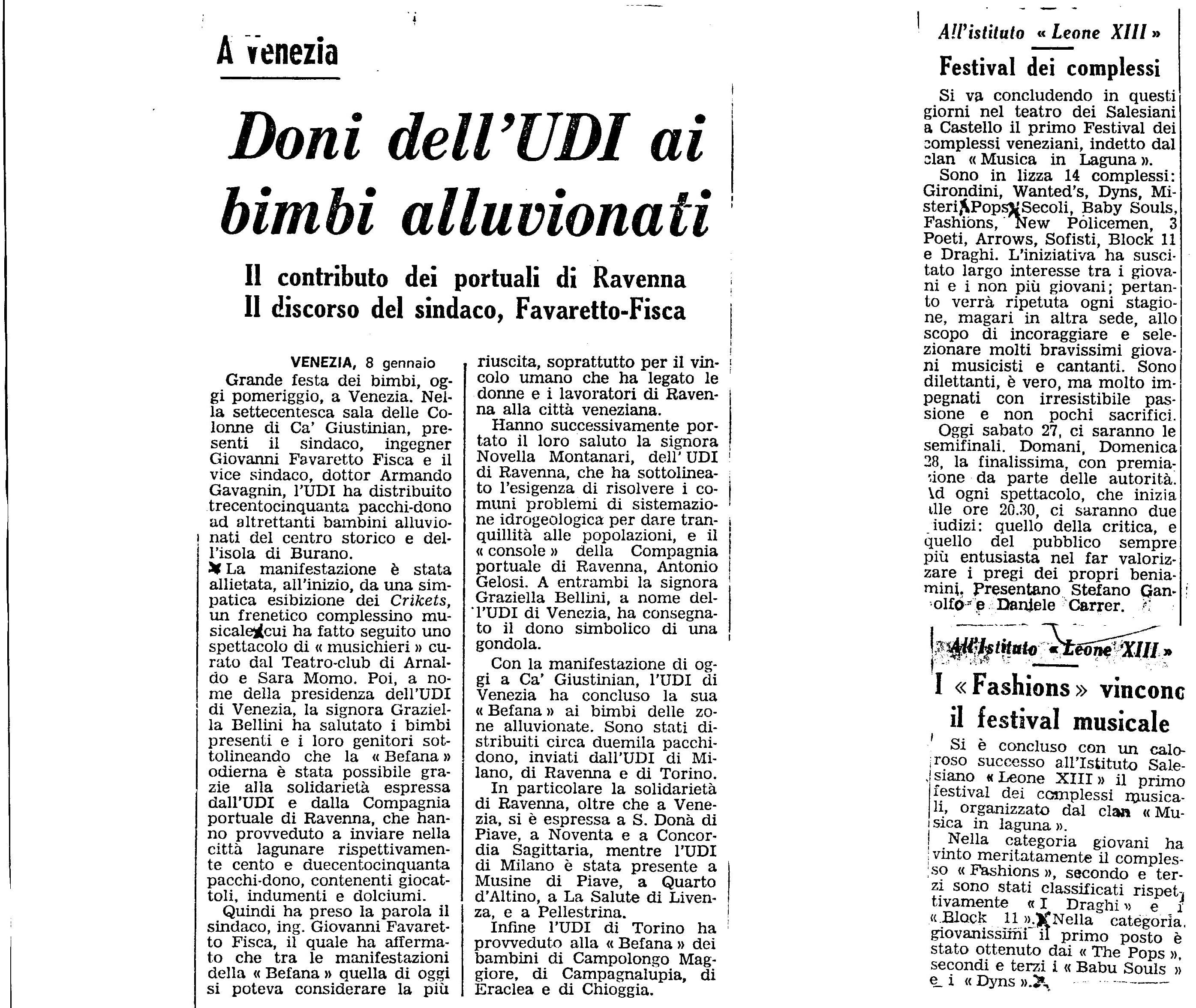 1966 - "THE POPS" MARINONI THEATER - VENICE (LIDO) 1