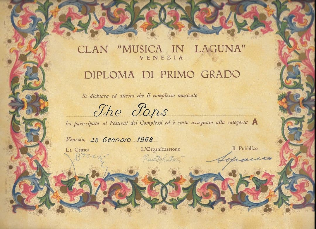 1966 - "THE POPS" MARINONI THEATER - VENICE (LIDO) 2